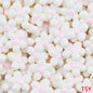 Glow In The Dark Five-Petal Flower Acrylic Beads 21mm Bicolor 10pcs 13