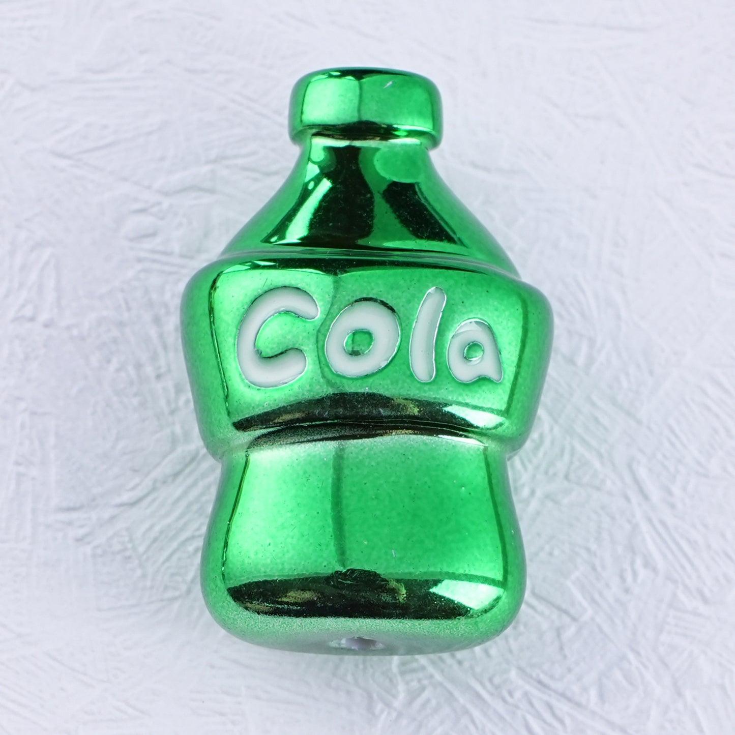 Plating Cola Bottle Acrylic Beads 19-30mm Metal Colored 20pcs 13