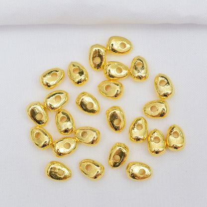 Alloy Irregular Spacer Beads 8mm Tibetan Style 50pcs 5