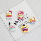Sanrio Series Burger Resin Beads Glossy Pastel Colors 20pcs 2