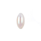 Imitation Pearl Oval Acrylic Beads 8-14mm ABS Plastic 100pcs 6