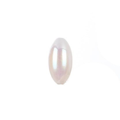 Imitation Pearl Oval Acrylic Beads 8-14mm ABS Plastic 100pcs 6