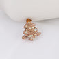 Polymer Clay Christmas Tree Rhinestone Beads 27mm Pre-Lit 2pcs 9