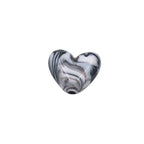 Marble Texture Heart Acrylic Beads 17mm Gradient Color Mixed 40pcs 5