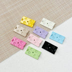 Painted Rainbow and Swing Plate Metal Beads 43mm 28mm Baking Finish 10pcs 18