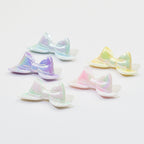 Glow Plating Butterfly Acrylic Beads 20x45mm Pearlescent Pastel 10pcs 4