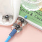 Sakura Bow Acrylic Beads Rhinestone Translucent 10pcs 7