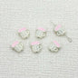 Beer Cup Metal Beads 11mm Hand Painted Enamel Alloy 10pcs 7
