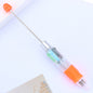 Beadable Pen Four-Color Transparent Barrel Bullet Tip 0.7 18