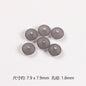 Acrylic Round Spacer Beads 8mm Matte Transparent Jelly Color 200pcs 12