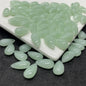Czech Glass Beads Teardrop 8mm 14mm Glossy Purple Pink Iridescent 100pcs 7