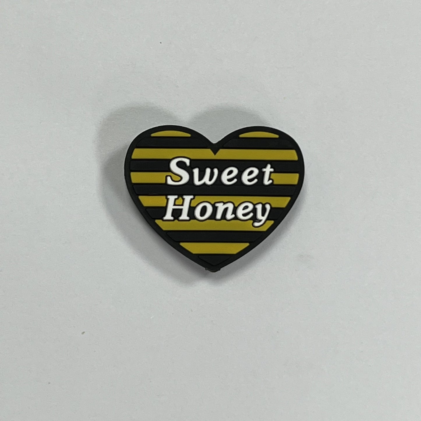 Silicone Focal Beads Animal Bee Glow In The Dark Honeycomb With Text 20pcs 10
