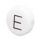 12mm Silicone Letter Beads Flat Round Alphabet Options 20pcs 9