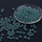 Glass Rondelle Spacer Beads 8mm Semi Transparent Imitation Jade 100pcs 7