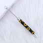 Beadable Ballpoint Pen Printed Flag Sunflower Pattern Long 167mm 16