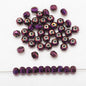 Glass Faceted Spacer Beads 8mm Plating Metallic Color 60pcs 8