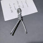 Braided PU Leather Keychain Knot Design Colorful 15cm 3pcs 24