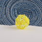 Glitter Bubblegum Beads 14mm Sequin Cluster Rhinestone 10pcs 21