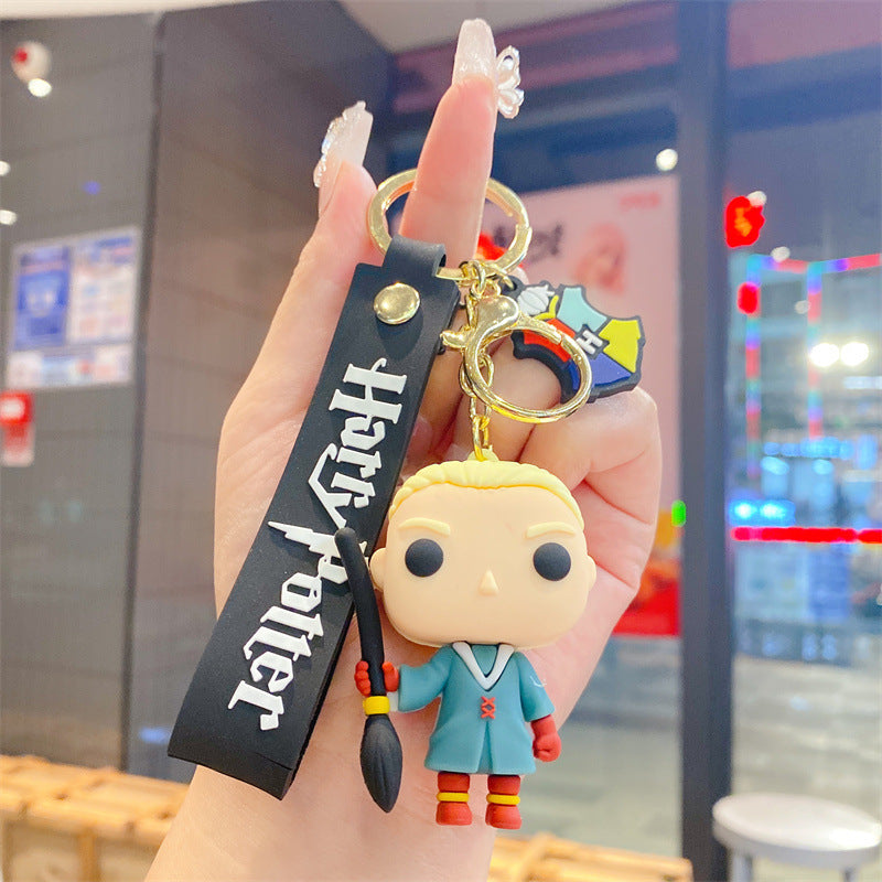 Plastic Halloween Themed Chibi Character Keychain Magical Series 8