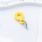 Beadable Silicone Tumbler Straw Holder Colorful Electroplated 1pc 13