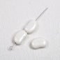 Painted Pea Acrylic Beads 15mm Glossy Jelly Bean Style 50pcs 12