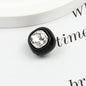 Painted Butterfly and Bear Acrylic Beads Imitation Zirconia Embedded 6pcs 12