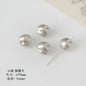 Christmas Tree Heart Acrylic Beads Silver Faceted CCB Plastic 13
