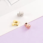 Stainless Steel Note Shaped Metal Beads 13mm Polished Finish 10pcs 2