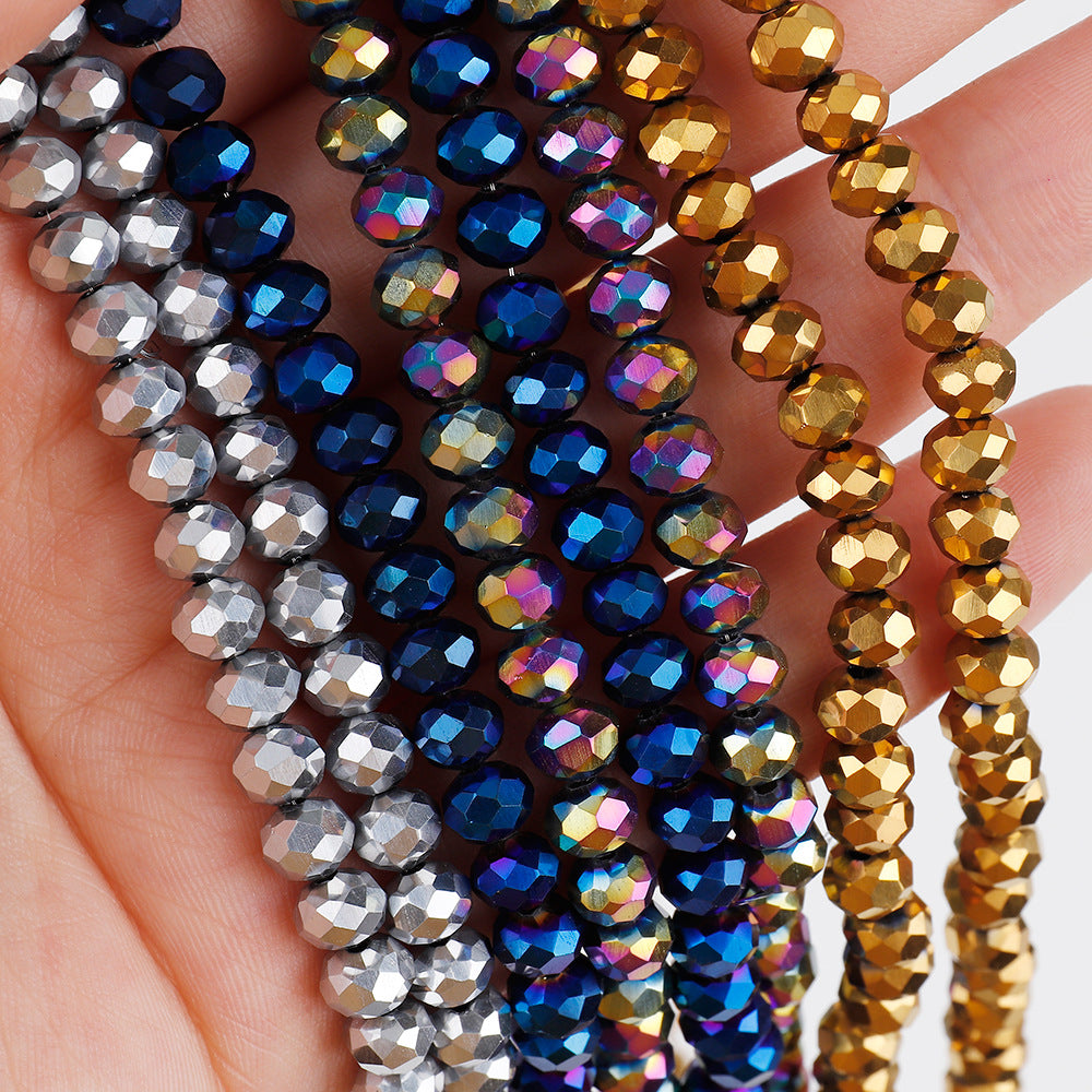 Transparent Faceted Glass Beads 10mm Colorful Mixed 136pcs 4