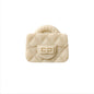 Handbag Silicone Beads Quilted Mini Purse Solid Colors 10pcs 9