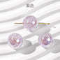 Candy Colored Crackle Resin Beads 16mm Glossy Translucent 25pcs 7