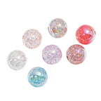 Candy Colored Crackle Resin Beads 16mm Glossy Translucent 25pcs 4