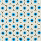 Flat Clay Beads 10mm Evil Eye Polymer Bright Mixed Colors 100pcs 6