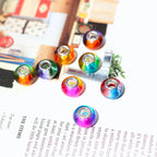 Acrylic Spacer Beads 9*14mm Two-Color Gradient 100pcs 5