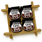 Silicone Focal Beads Coffee Pot Addicted To The Pot Text Design 20pcs 3