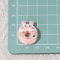 Animal Donut Resin Beads 20mm Glossy Pastel Shimmer 10pcs 9