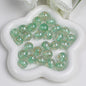 Clear Round Acrylic Beads 12mm 16mm Gold Foil Filled 40pcs 10