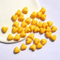 Glow Puffy Heart Acrylic Beads 11mm Colorful Glow in Dark 50pcs 13