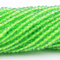Transparent Disc Seed Glass Beads 2mm Glossy Blue Tones 360pcs 2 Strands 33