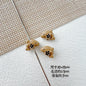 Dolphin and Birthday Bear Metal Beads 15 17mm Painted Alloy 10pcs 10