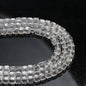 Square Glass Beads 4mm Transparent Clear Cube 100pcs 5