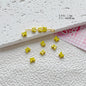Star Butterfly Metal Beads 5mm Candy Colored Baked Painted 20pcs 12