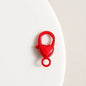 Zinc Alloy Heart Buckle Keychain Clasps 26mm Colorful 20pcs 7