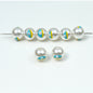Hand Painted Acrylic Beads 12mm Enamel Cartoon Motifs 10pcs 17