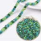 Transparent Flat Glass Beads 6mm Smooth Glossy Finish 200pcs 14