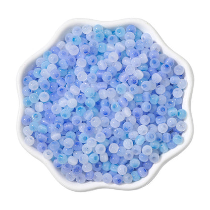 Cat Eye Jade Ice Seed Glass Beads 4mm Soft Pastel Translucent 150pcs 30