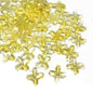 Czech Glass Beads Osmanthus 11.5mm Emerald Green Four-Petal 50pcs 11
