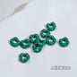 Acrylic Wavy Spacer Beads 9mm Mini Glossy Finish 100pcs 22