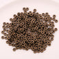 Plating Spacer Acrylic Beads 6mm CCB Plastic Metallic Mixed 200pcs 10