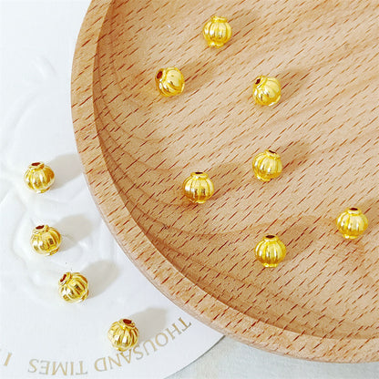 Alloy Lantern Spacer Beads 6mm Tibetan Style 100pcs 4